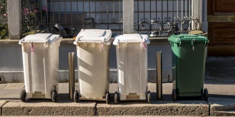 Garbage bins Garbage bins